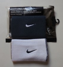 Nike Premier Home  Away Doublewide Wristbands Obsidian/White 1 Pair
