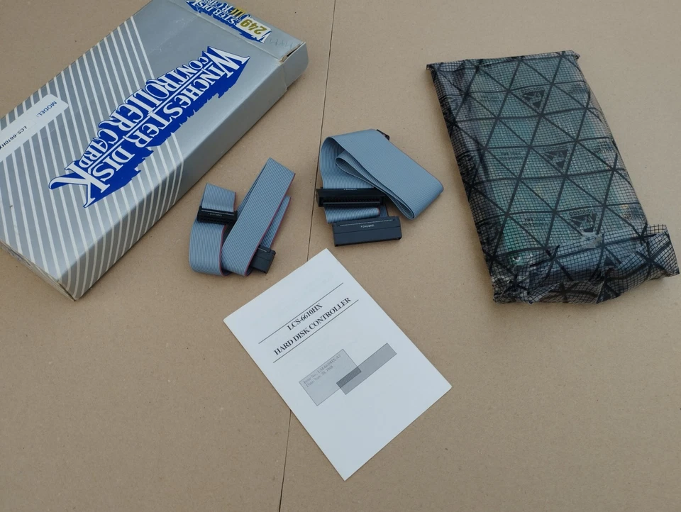 Vintage Longshine Winchester HDD-Controller Zilog Z80 OVP+Cables+Manual - Bild 4 von 4