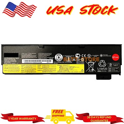 Genuine 72Wh  61++  Battery for lenovo ThinkPad T470 T570 T480 01AV423 01AV424