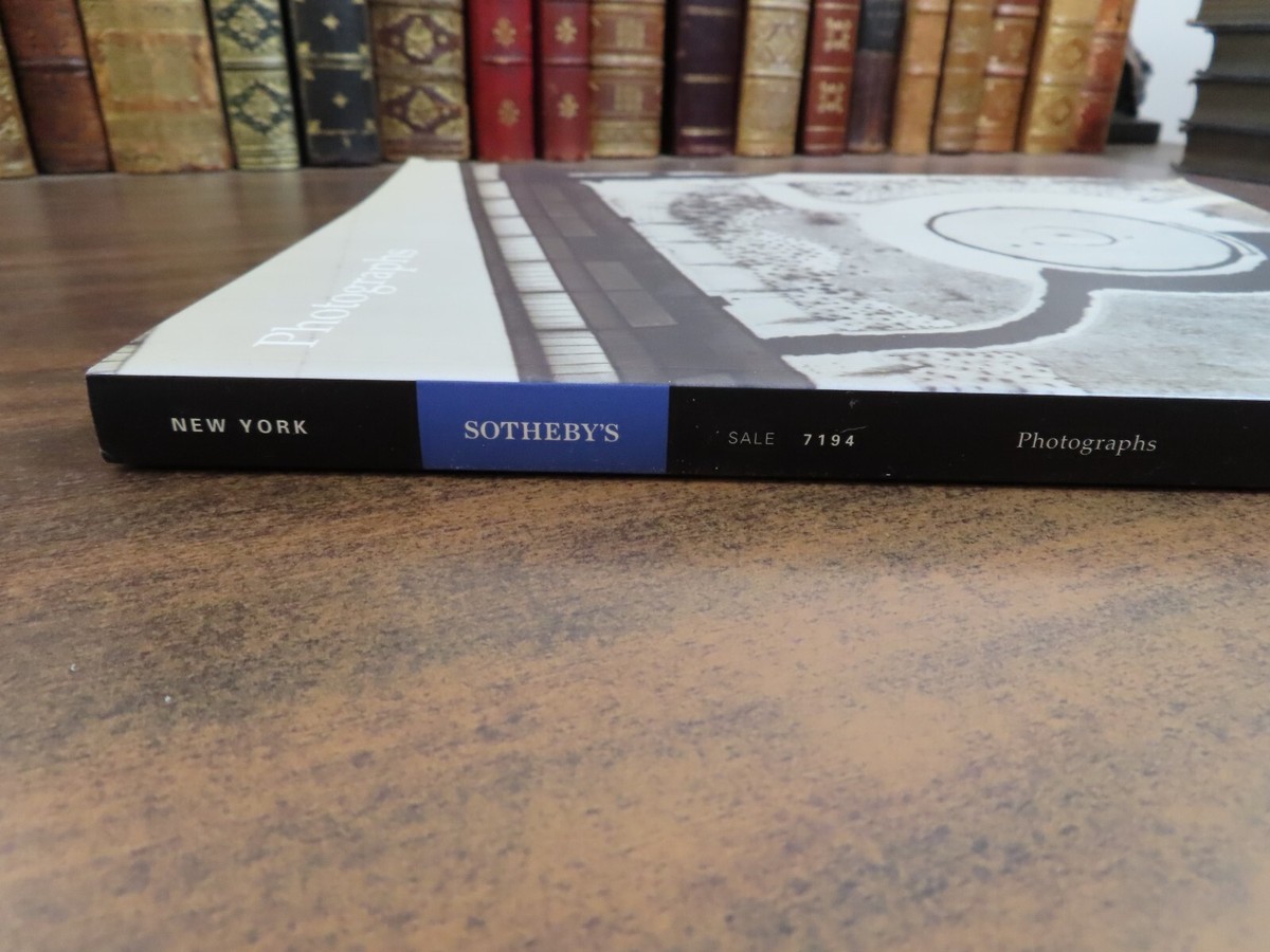 Sotheby's New York Auction Catalog Photographs 1998 NY Sale 7194