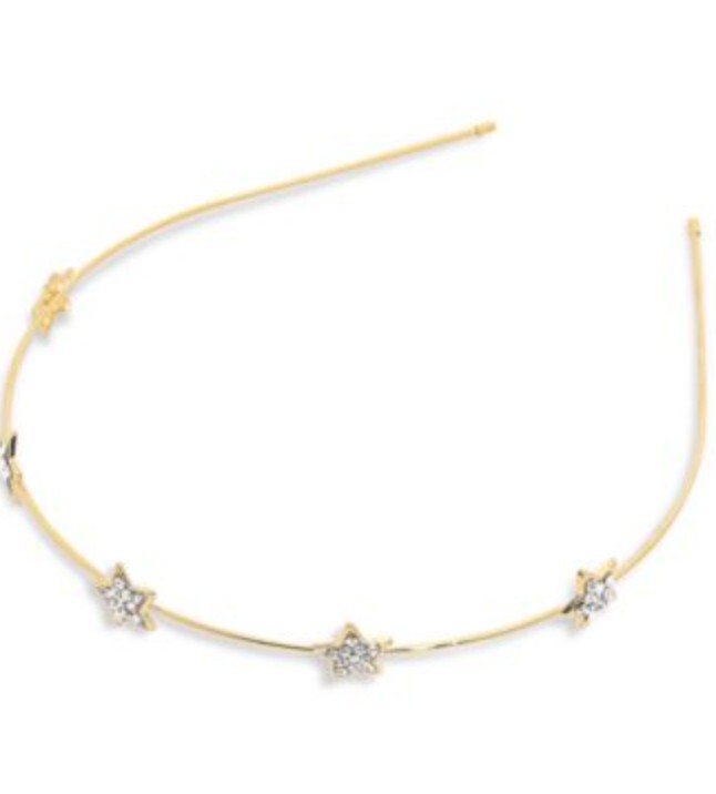 8 other Reasons Starbright Headband 18k Gold-plated Star Headband Moon Headband Gold Headband Star Moon Hair  main image 2