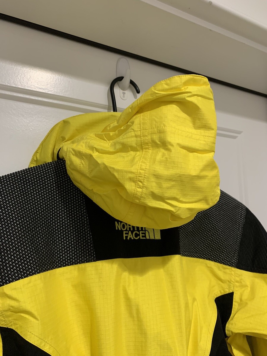 the north face goretex アノラック イエロー 90s Vintage 90s the North Face Yellow Gore-tex Multi-pocket