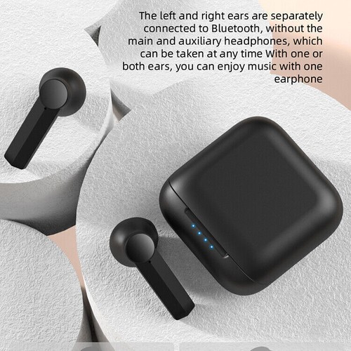 TWS Bluetooth 5.0 Kopfhörer In-Ear Kabellos Ohrhörer Stereo Earbuds mit Mikrofon - Bild 13 von 14