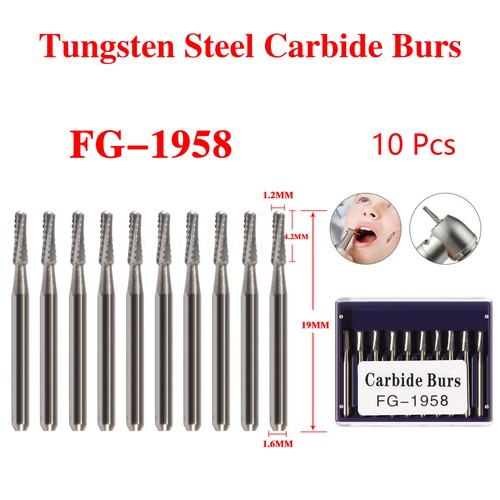 Dental Clinic Burs 25mm Carbide Bur Friction Grip FG Round For High Speed - Picture 108 of 124