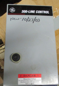 GE CR306A1, SIZE 00, MAGNETIC STARTER, 3 POLE, NEMA 1 ENCLOSURE, 120V COIL- S109