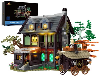 Medieval Inn Building Sets for Adults - A Frame Cabin Hotel Construction Cast...