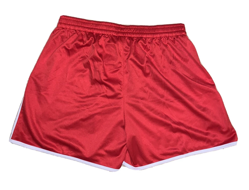 Женские футбольные шорты Diadora Valido красные размер большой - Изображение 2 из 3