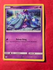 2017 Pokemon Sun and Moon #62 Mareanie, C, NF/H, cd1