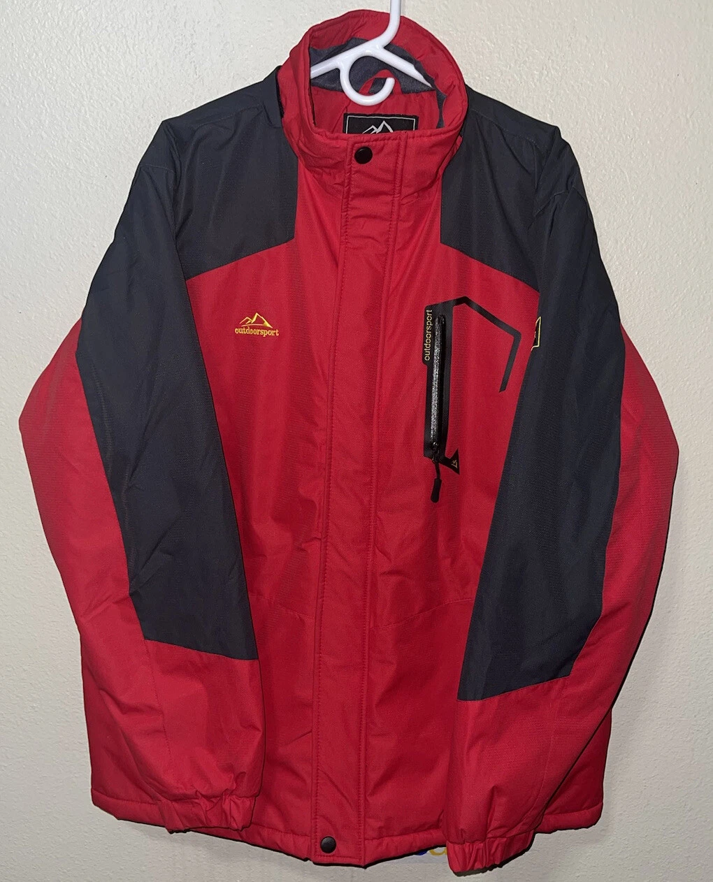 Men’s Outdoor Jacket Sport Oscillator Fleece Lined Size XL Snow Ski Coat J258