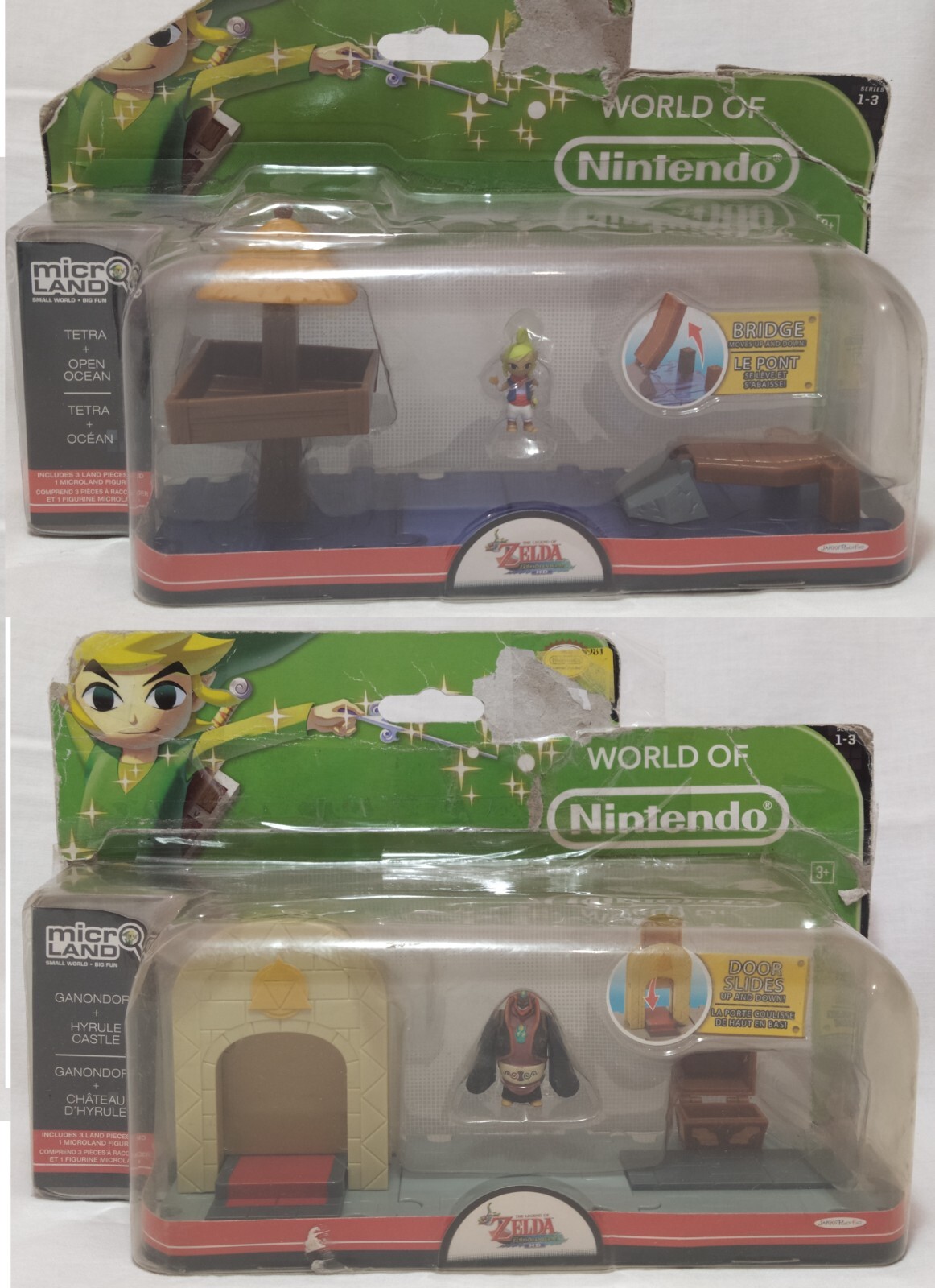 World Of Nintendo Micro Land Zelda Ganondorf Hyrule Castle + Open Ocean e Tetra