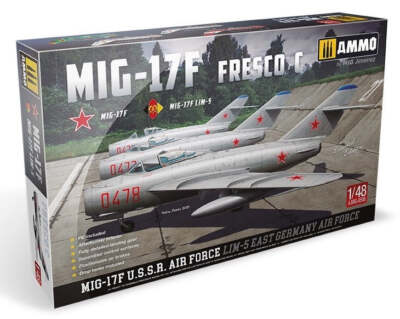 AMMO MIG8508 1:48 Mikoyan MIG-17F Fresco C (MiG-17F U.S.S.R. Air Force, LIM-5 Ea