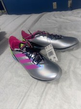 Adidas Gamemode Firm Ground Soccer Cleats Metallic-Bright Cyan GY7535 Men's 9