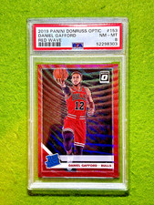 Daniel Gafford RED PRIZM RATED ROOKIE CARD PSA 8 RC 2019 Optic  DALLAS MAVERICKS