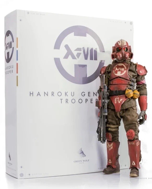 Green Wolf Gear - Hanroku Trooper 1/6 Scale Figure - Standard Red