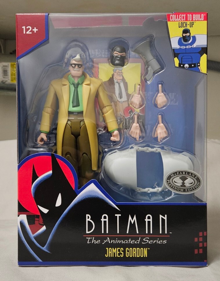 McFarlane Batman The Animated Series James Gordon Platinum Edition