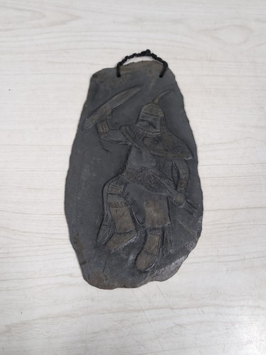 Vintage Signed Kathryn White Eagle-Native American Indian Art Slate Carving Rare - 第 6/6 張圖片