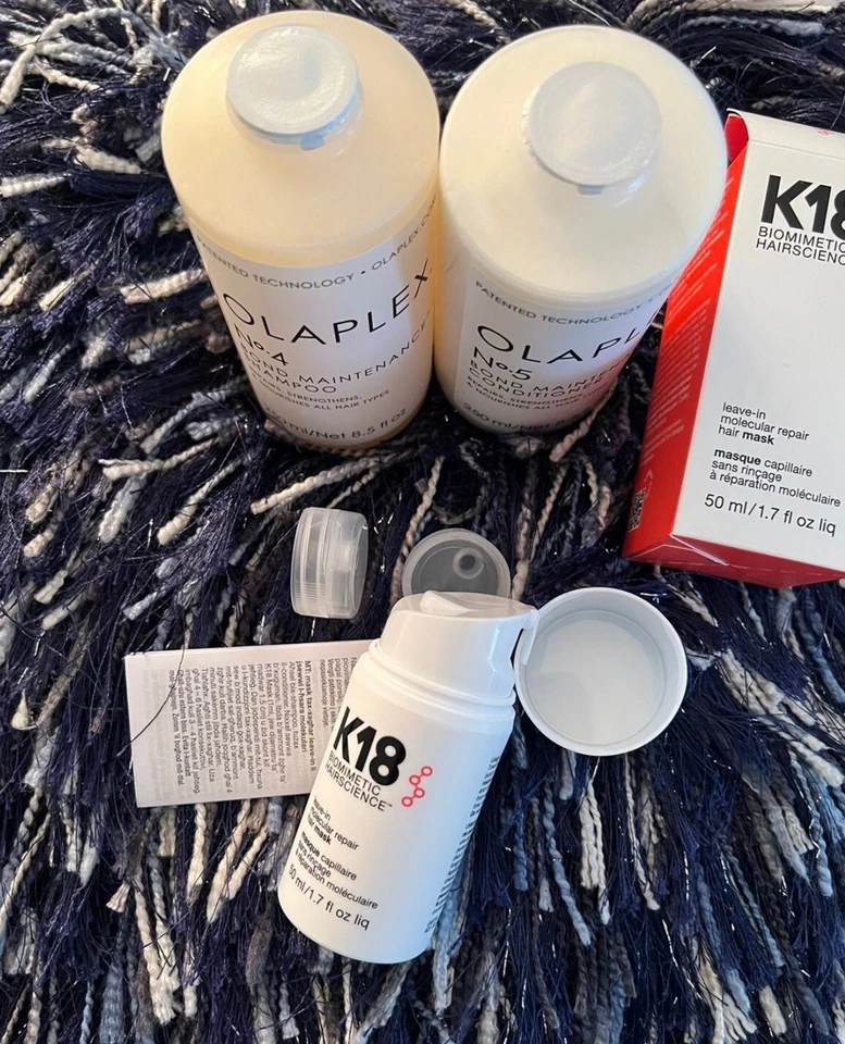 Olaplex No.4 Shampoo and NO.5-8.5oz+ K-18 Hair Mask Repair-NEW +SEALED-Free Ship - Image 2 of 4
