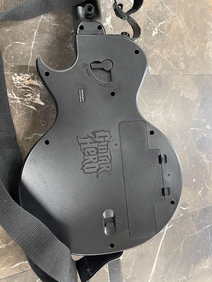 Guitar Hero Guitar Controller White for Wii UNTESTED * NO DONGLE eBay