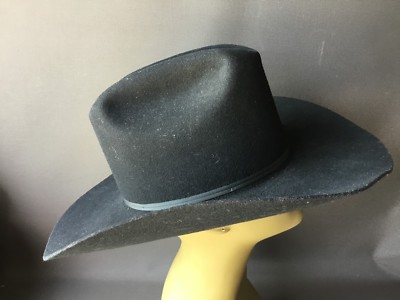 80s Baily Cowboy Hut 黒 80s Baily Cowboy Hut 黒 Vintage Bailey Black Western Hat Men