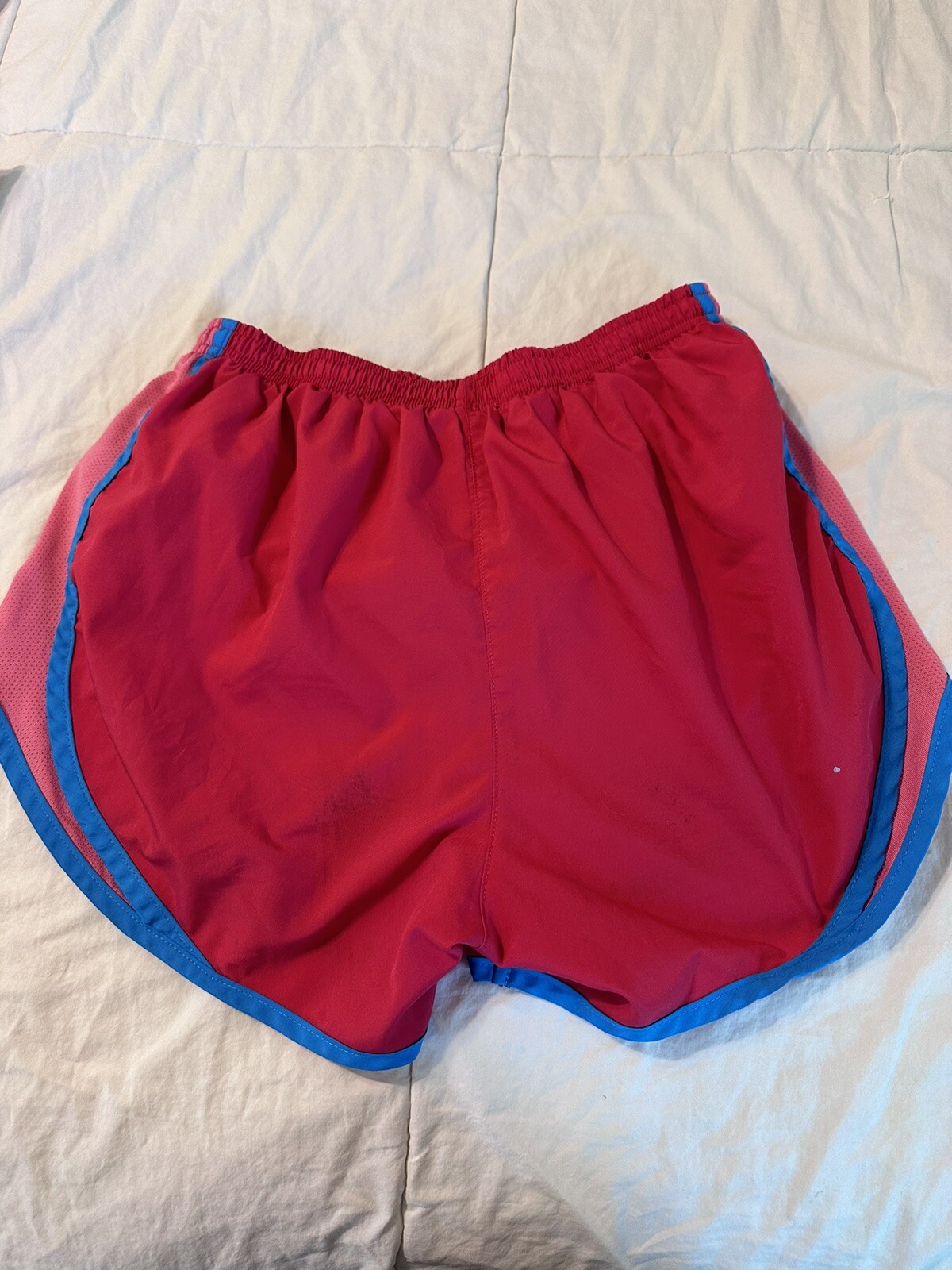 Nike Shorts Womens Small Pink & Blue DriFit Running Breathable Casual