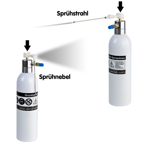 Druckluft Spraydose Druckluftdose Sprühflasche Sprühdose wiederbefüllbar 600 ml - Bild 4 von 6