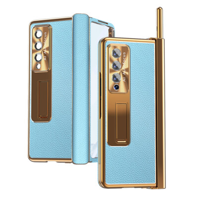For Samsung Galaxy Z Fold7 6 Fold5 Fold4 Fold3 Metal Case Hinge Protection + Pen