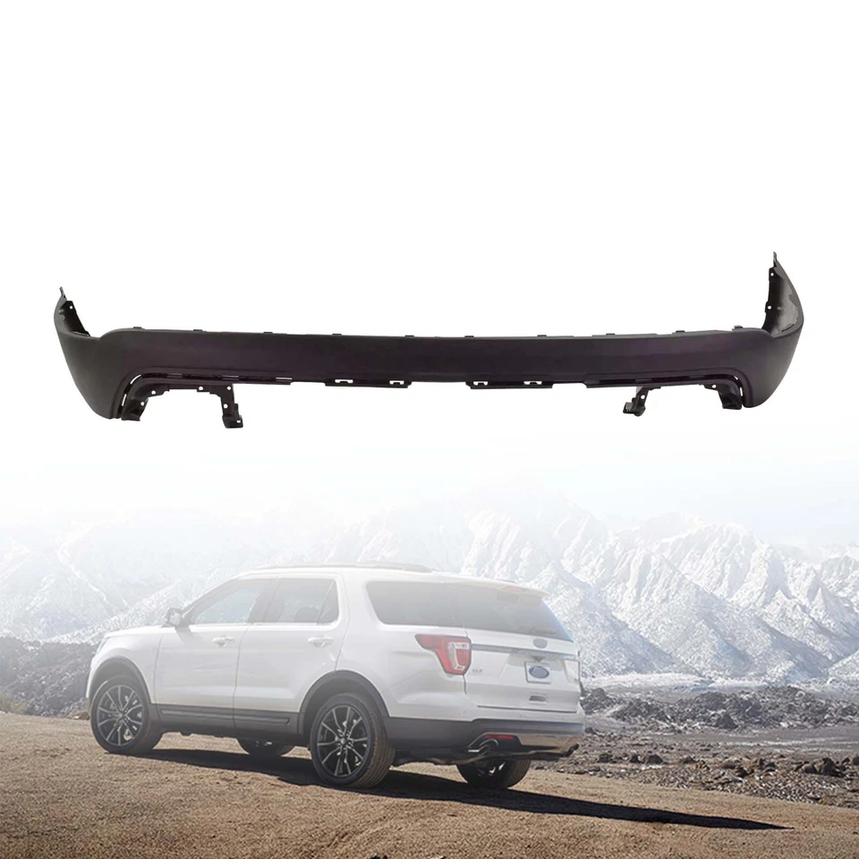 Rear Lower Bumper Cover Fascia Fits 2016-2017 Ford Explorer FO1115121C Foto 2 de 4