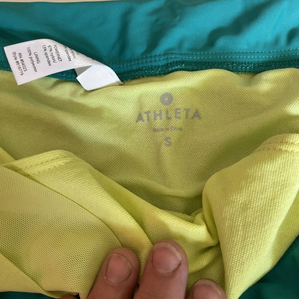 Women’s Athleta Lined Shorts 54023 Lined Teal Size Small eBay