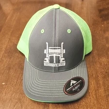 Kenworth Sales Green Trucker Hat Embroidery Pacific Headwear 404m L-XL Pro Model