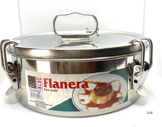 Kloc Flan Mold. Flan Maker. Flanera 1.5 QT Stainless Steel.