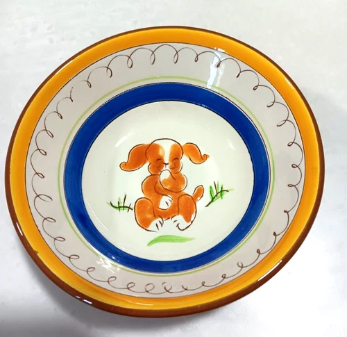 Very Rare Vintage 1956 Stangl Kiddieware Cat And The Fiddle Childs Bowl/Dish