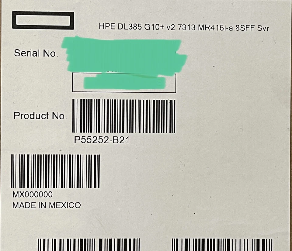 HPE DL385 Gen10+Plus V2 AMD 7313 32GB RAM 8xSFF MR416i-a 800W PSU SATA/SAS/NVMe - Image 2 of 4