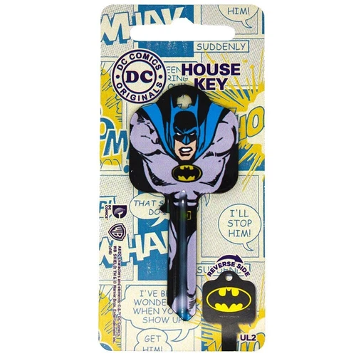 DC Comics Batman Vibrant Door Key BLANK Official Merchandise - NEW UK