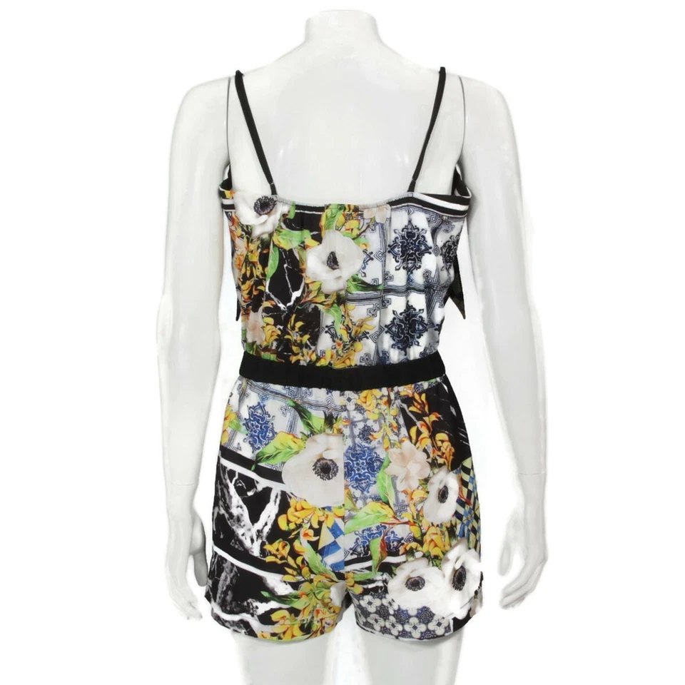 Mono mameluco CLOVER CANYON floral mezcla geométrica sin mangas talla XS/217 Foto 4 de 4