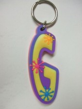 G - NEW-Colorful Name Key-chain Key-ring Name Bag Tag Gift - Yellow