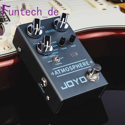 JOYO R-14 ATMOSPHERE Reverb Pedal Guitar Multi Effect Plate Church Comet Reverb
