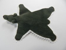 World of Miniature Bear 5"x4" Plush Rug Hunter Green 669HG CLOSING