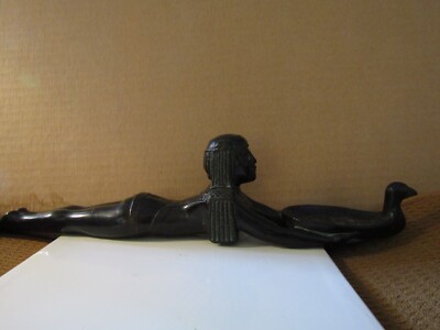 ANTIQUE EGYPTIAN NUDE LADY ART DECO STATUE INCENSE BURNER LVA RONSON | eBay