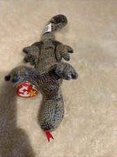 Retired TY Beanie Baby - Scaly The Lizard With Tag - Great Condition 1999