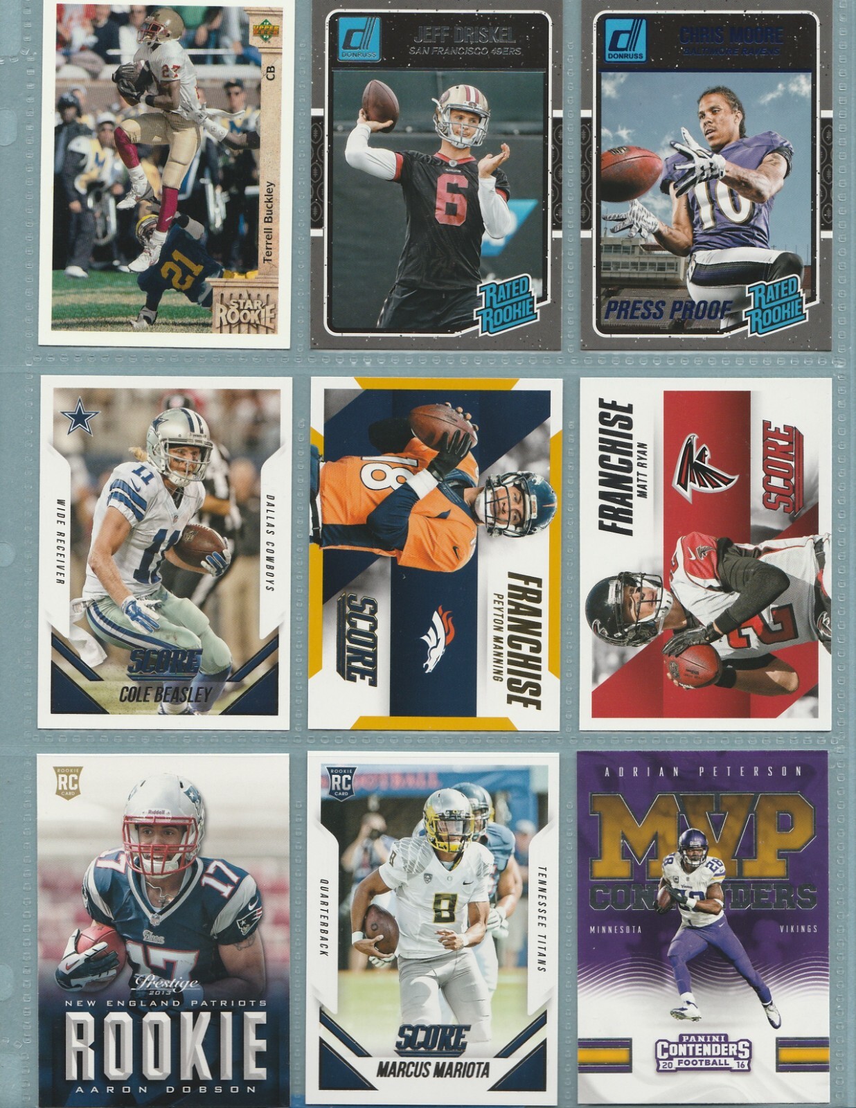 2015 Score Franchise Red Matt Ryan #2 B81