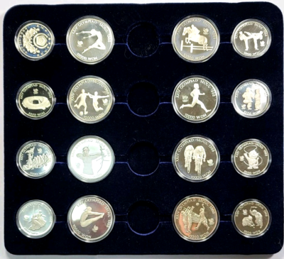 1988 Seoul South Korea Olympics Sterling Silver Proof Coins | eBay