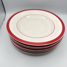 American Bistro Dinner Ware Restaurant Ware Heavy Duty Deep Bowl Dish Set 7 VTG