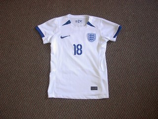 Nike England Lionesses Football Shirt/top/number 18 Kelly/ladies size 8