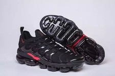   Free Shipping Nike Air VaporMax Plus TN Black Men's Air-Cushion Shoes