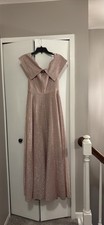 Pink Xcape evening gown mother of the bride dress size 12