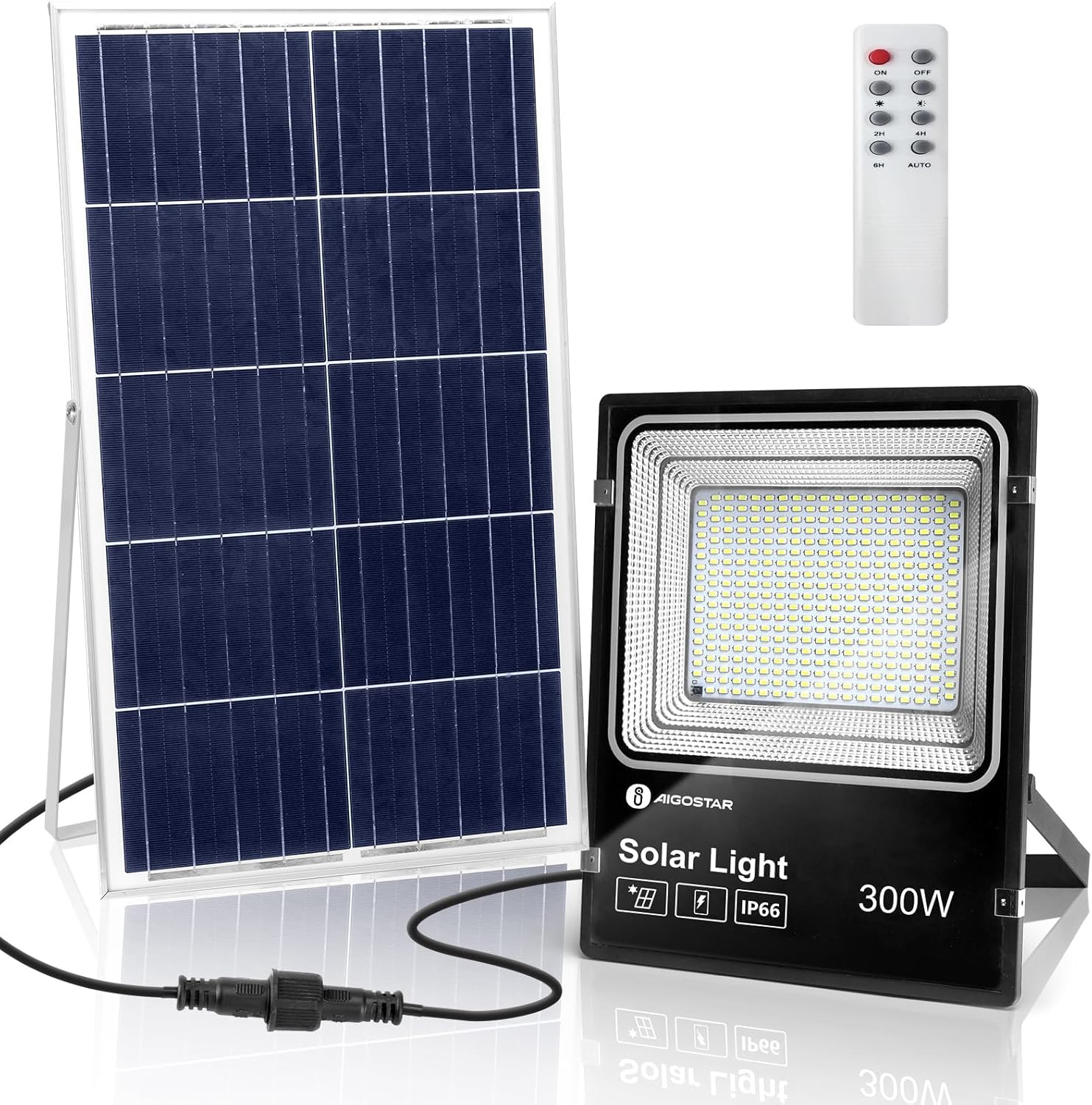 Risparmia sulla Bolletta: Faro LED 300W Energia Solare 6500K