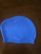 Silicone Swimming Cap Large Open Package Never Used
