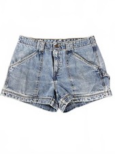 Vintage Levi's Black Tab Carpenter Shorts Light Wash Denim Size 31