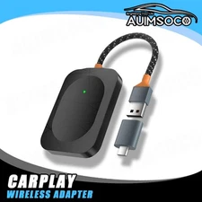 Mini Wireless Apple Carplay Dongle for iPhone Carplay Ai Box Wired to Wireless