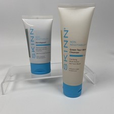 SKINN Non Negotiables Cleanser Green Tea  Mint / Derm Appeal Microdermabrasion